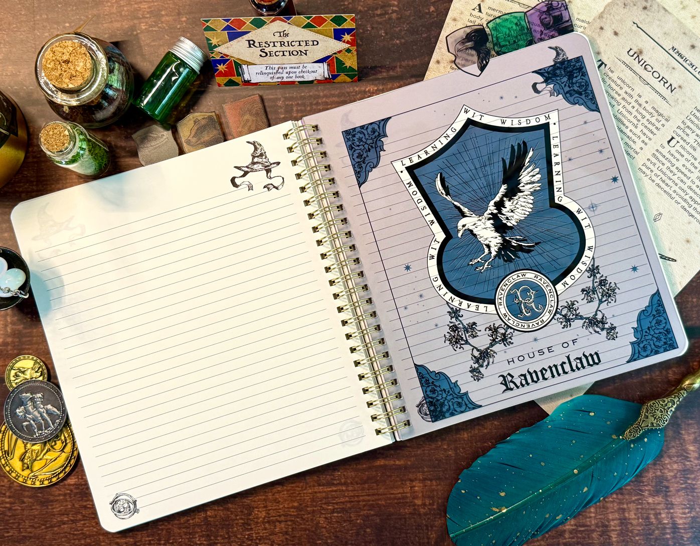 Harry Potter Sorting Hat Tabbed Journal