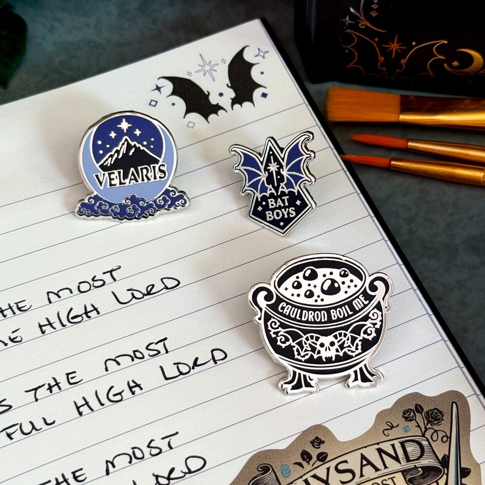 Court of Thorns and Roses Enamel Pin Set ACOTAR