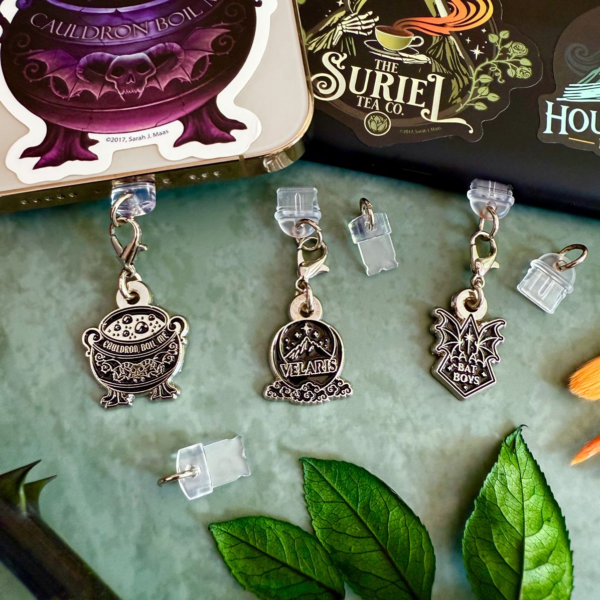 Court of Thorns and Roses Charging Port Charms ACOTAR