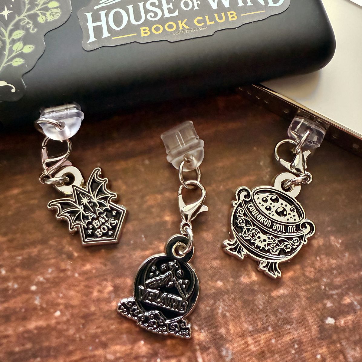 Court of Thorns and Roses Charging Port Charms ACOTAR