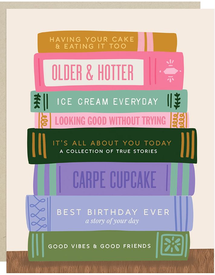 Birthday Books Birthday Card