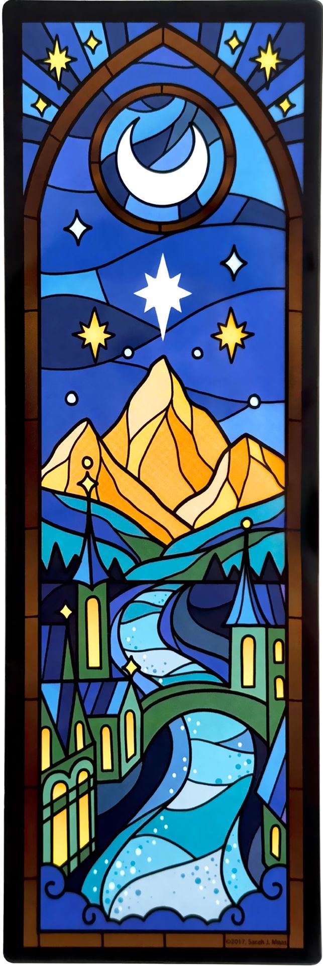 ACOTAR Velaris Stained Glass Bookmark