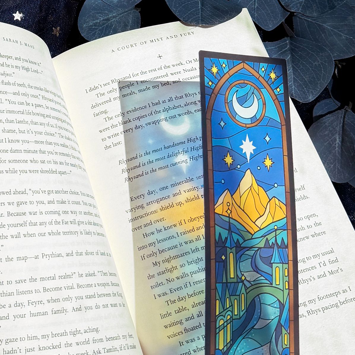 ACOTAR Velaris Stained Glass Bookmark