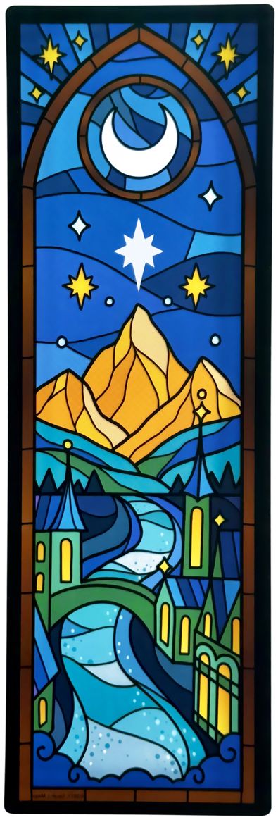 ACOTAR Velaris Stained Glass Bookmark