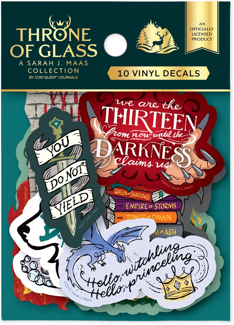 Throne of Glass10 Count Decal Pack