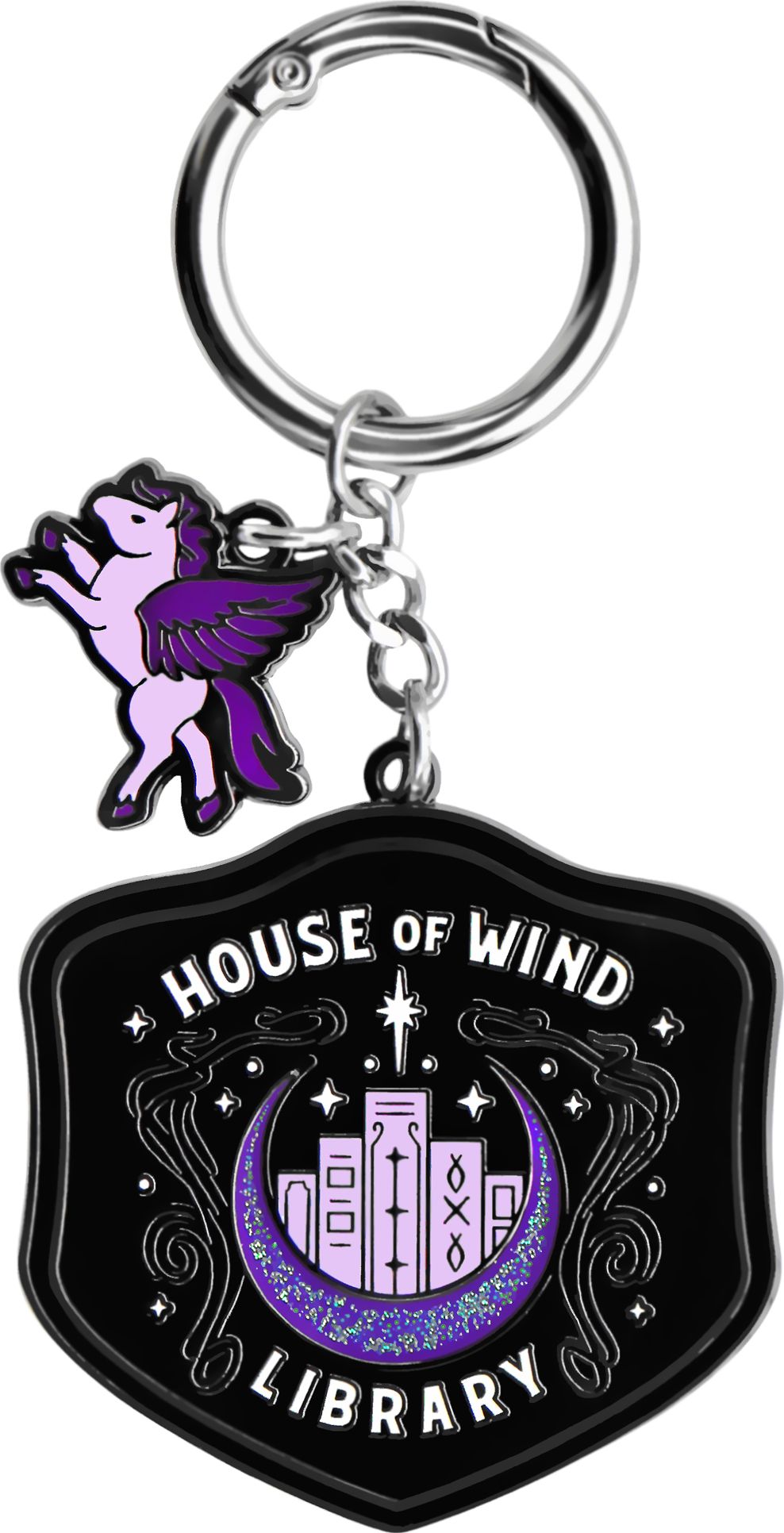 A Court of Thorns and Roses, House of Wind Library Bag Charm