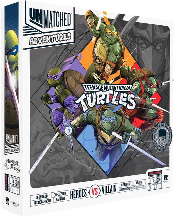Unmatched Adventures TMNT by Restoration Games