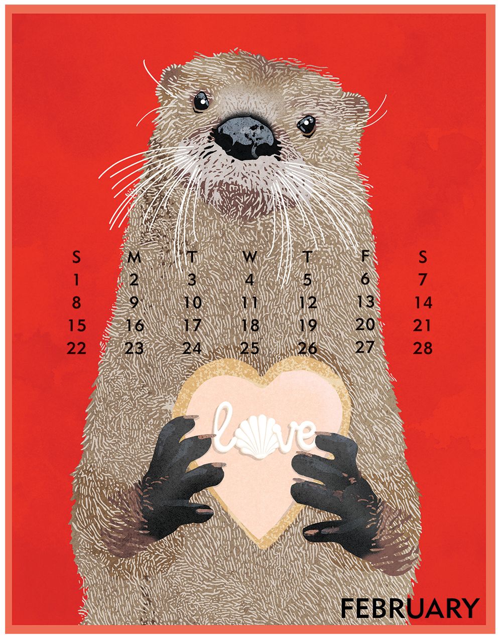 2026 Linnea Design Desktop Calendar