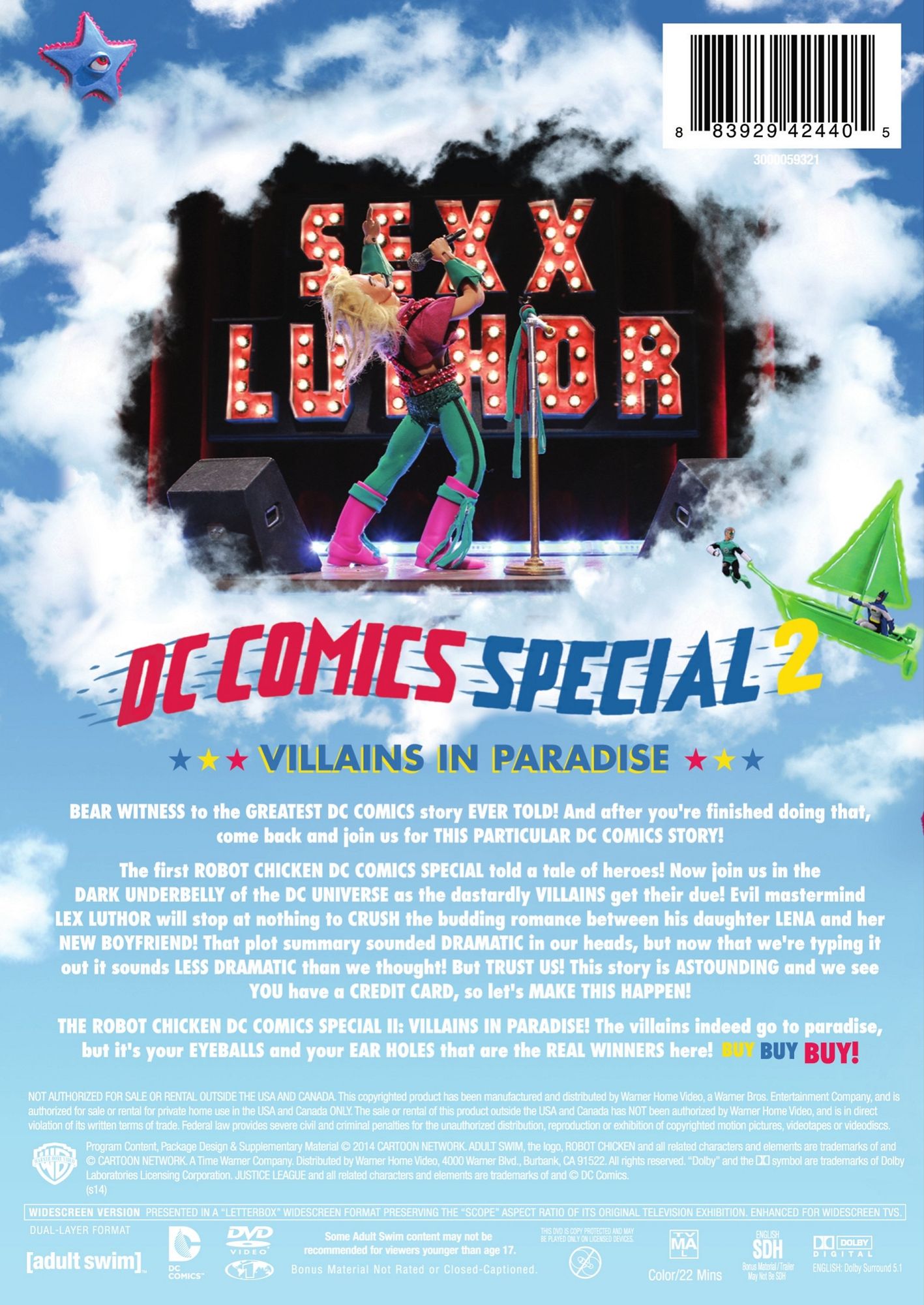 Robot Chicken DC Comics Special 2: Villains in Paradise