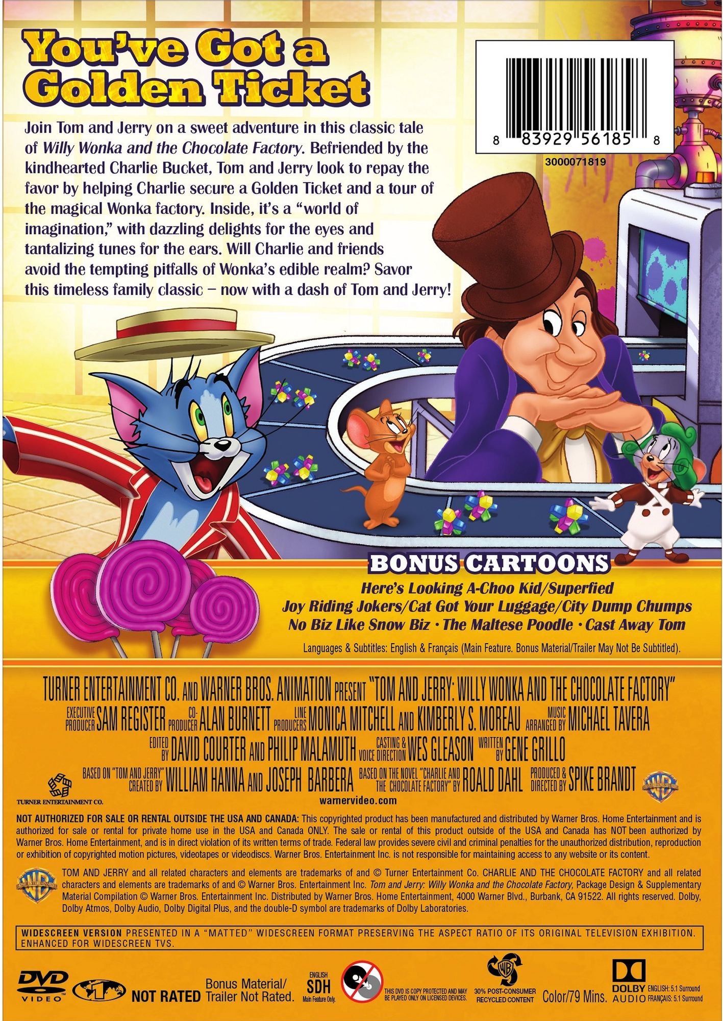Tom and Jerry: Willy Wonka and the Chocolate Factory - Original Movie