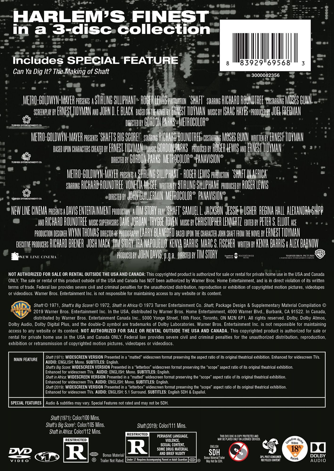 Shaft: 4-Film Collection