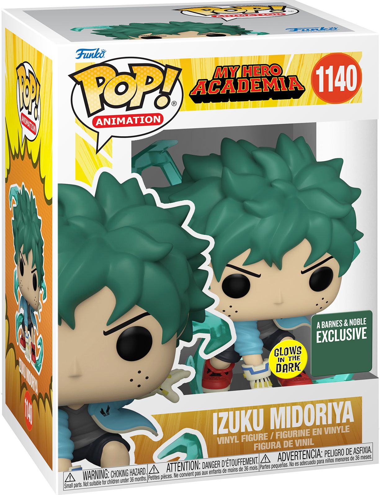 POP Animation: My Hero Academia- Deku with Gloves Glow (B&N Exclusive)