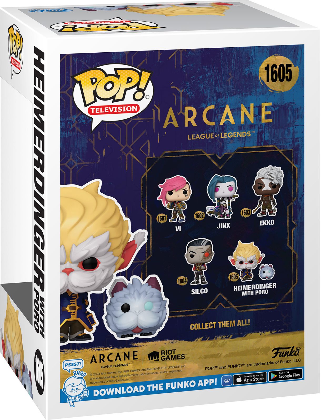 Arcane: League Of Legends Heimerdinger with Poro Pop! Vinyl Figure
