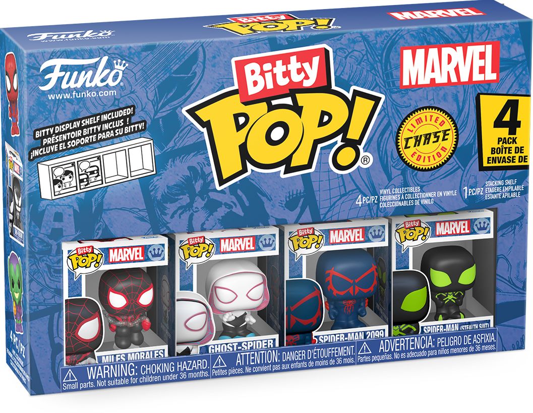 Bitty POP: Spider-Man - Miles Morales 4 Pack