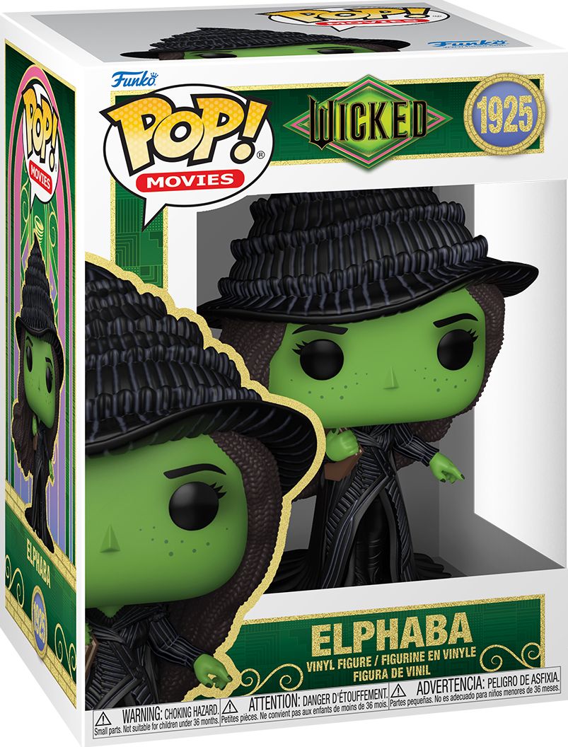 Funko POP! Movies: Wicked For Good, Elphaba with Grimmerie
