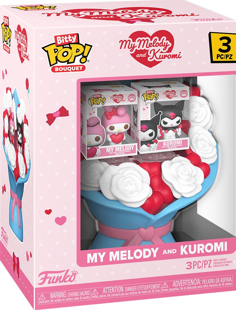Funko Bitty! POP Bouquet: Sanrio, Kuromi and My Melody Bitty Bouquet