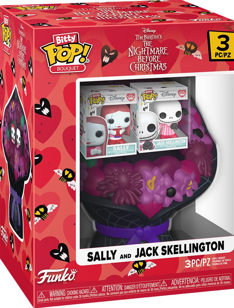 Funko Bitty POP! Bouquet: The Nightmare Before Christmas, Jack and Sally Bitty Bouquet