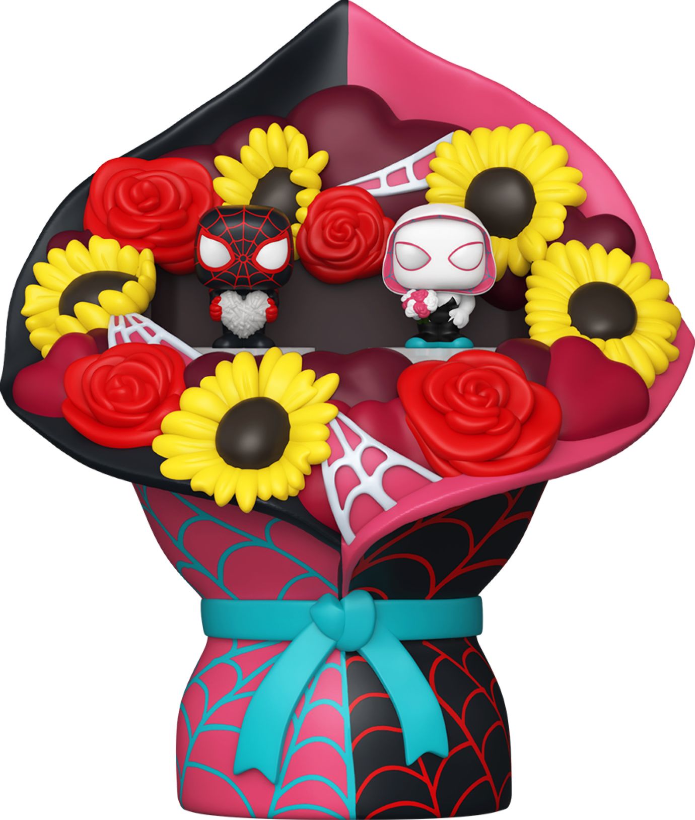 Funko Bitty POP! Bouquet: Spiderman, Miles Morales and Ghost Spider Bitty Bouquet