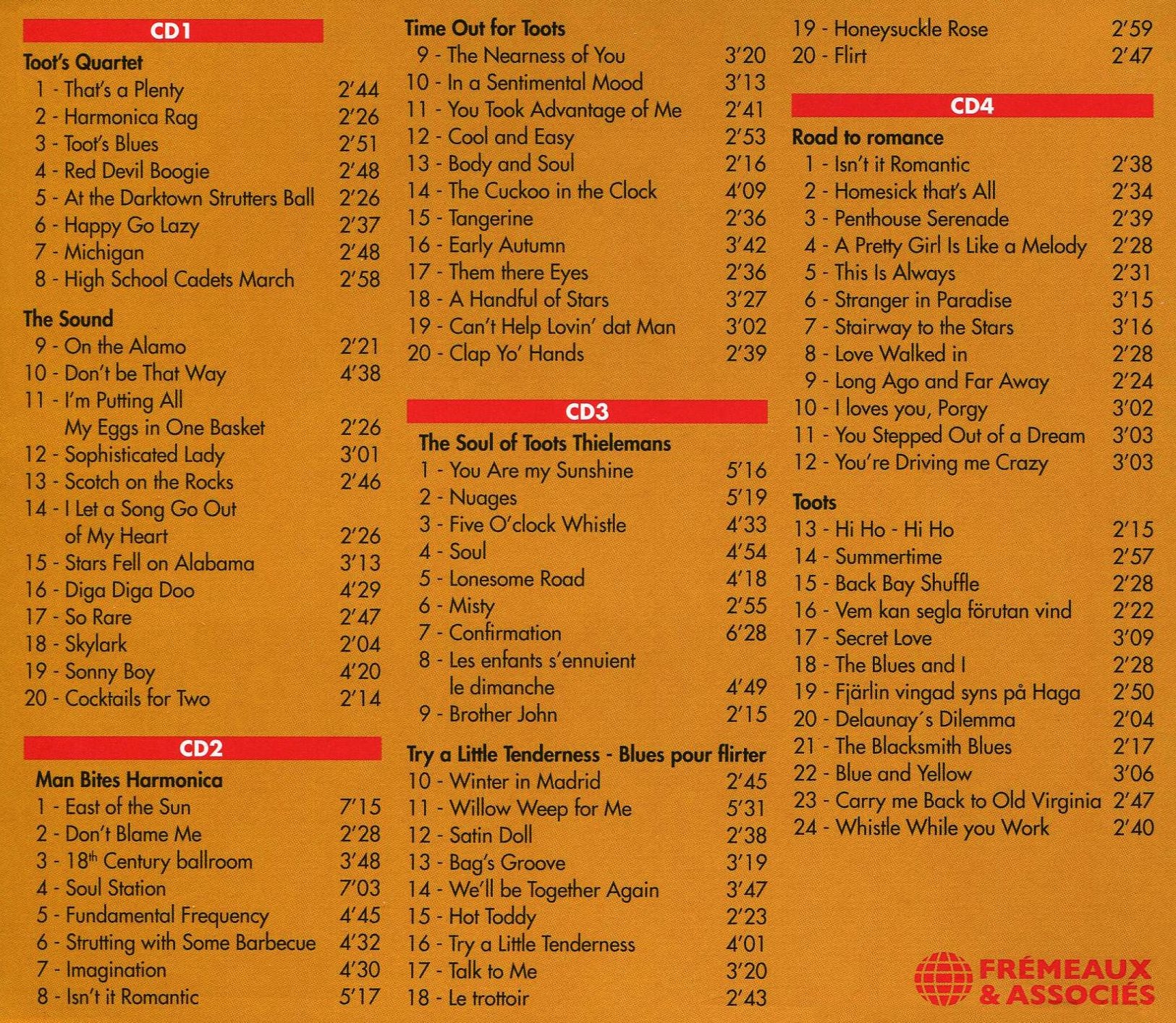 Soul Station: The Complete Toots Thielemans 1952-1961
