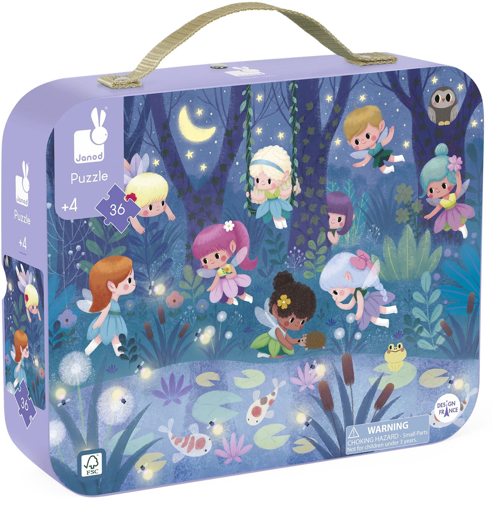 Fairies and Waterlilies 36 Piece Floor Puzzle