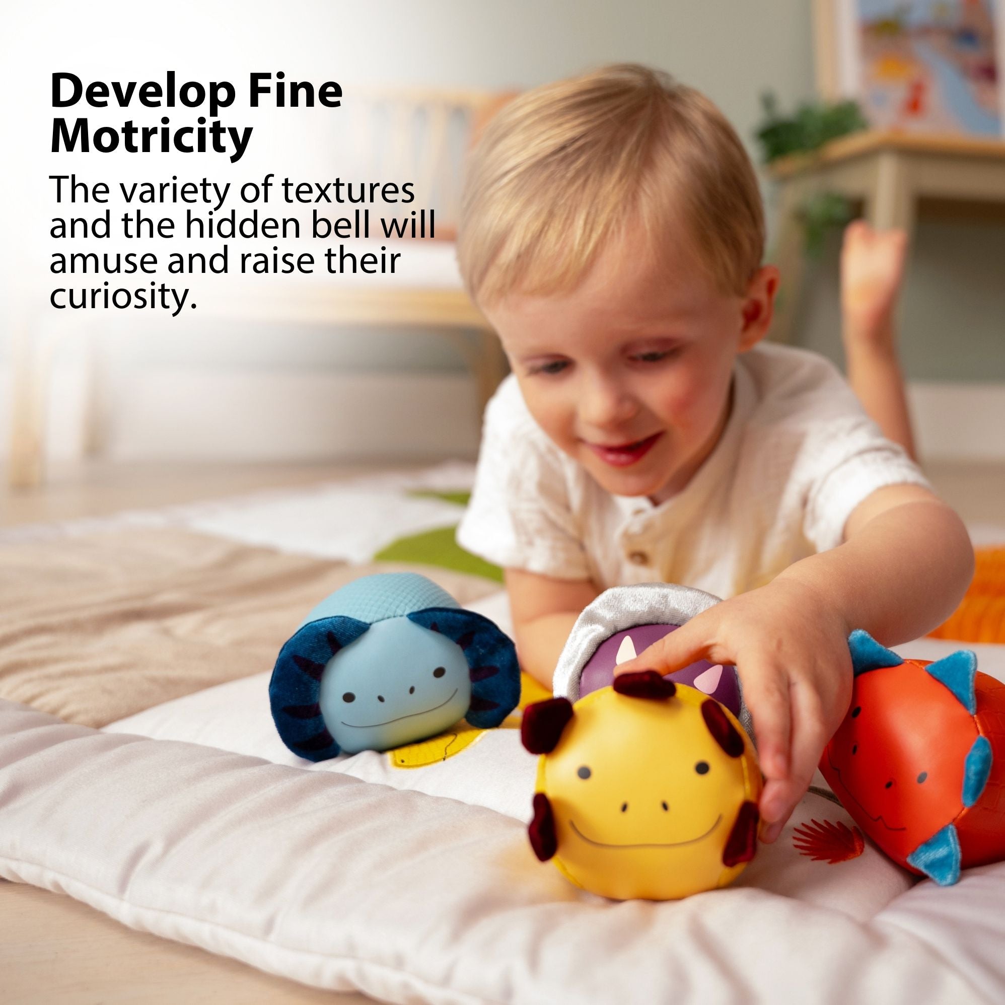 Roly Poly Balls - Dino Set of 4