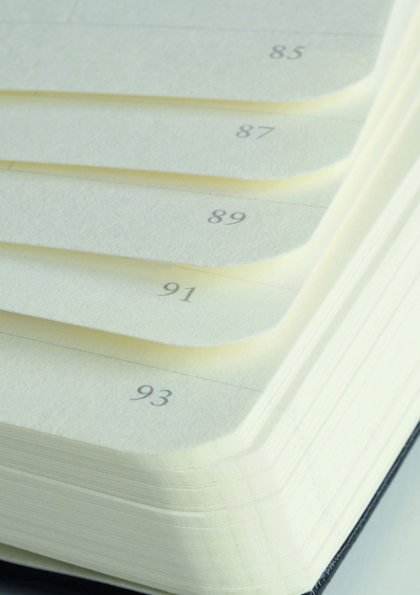 Leuchtturm Black Ruled Page Hardcover Medium Notebook