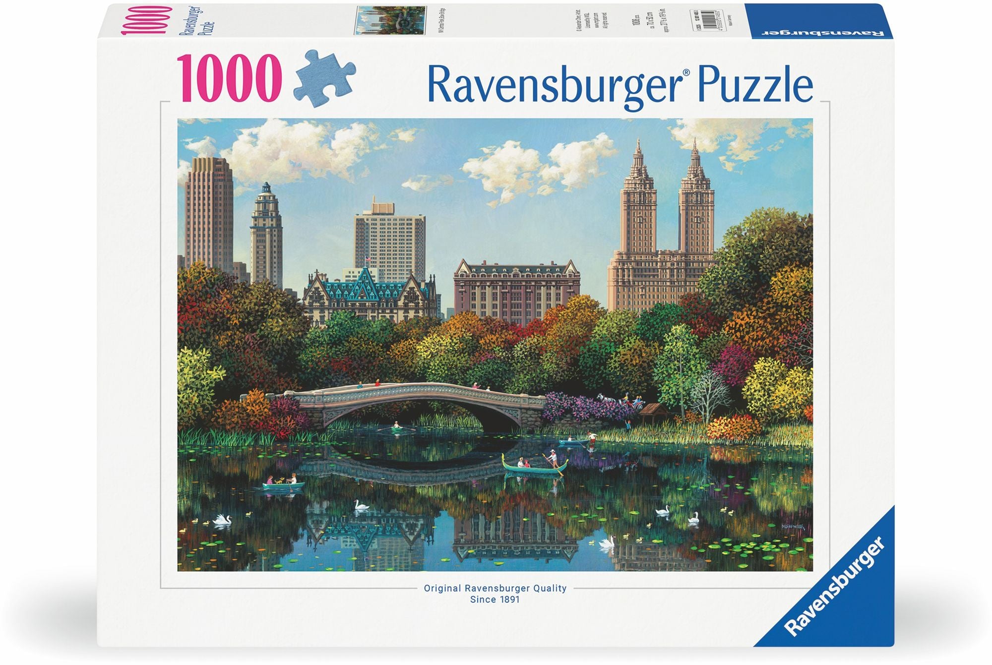NYC Central Park Bow Bridge 1000 Piece Puzzle