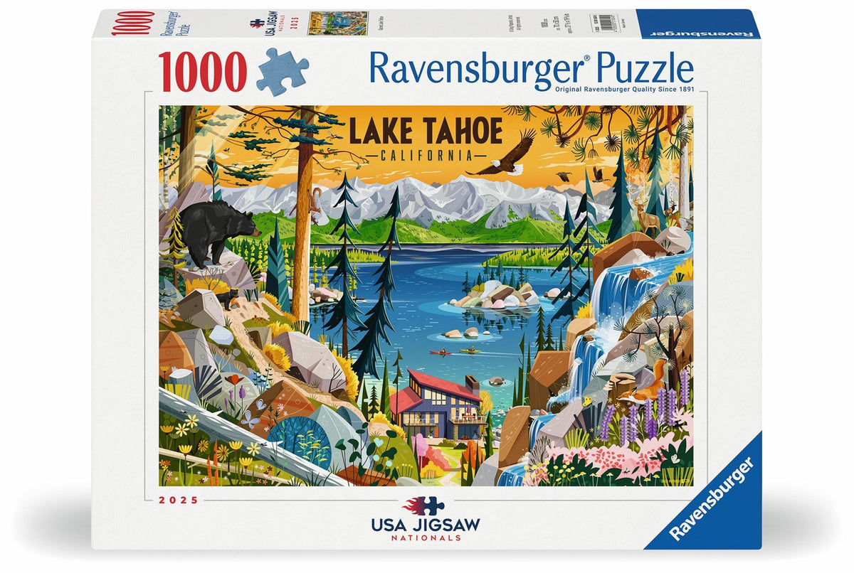 USA Jigsaw 2025 Sacred Lake Tahoe 1000 Piece Puzzle
