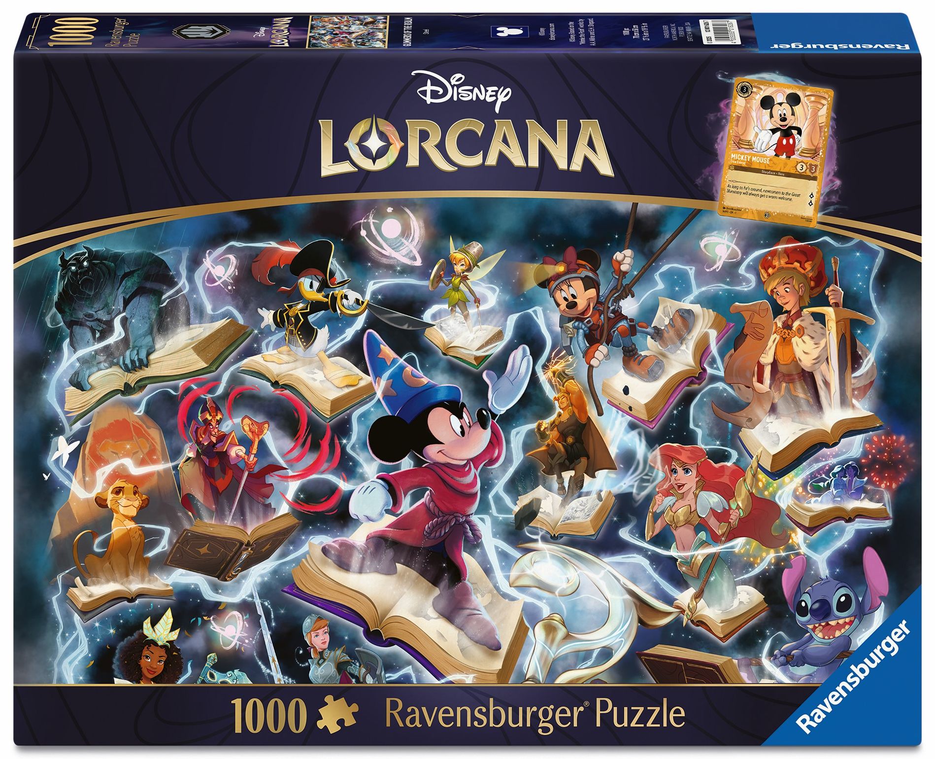 Disney Lorcana Glimmers of the Realm - Steel 1000 Piece Puzzle