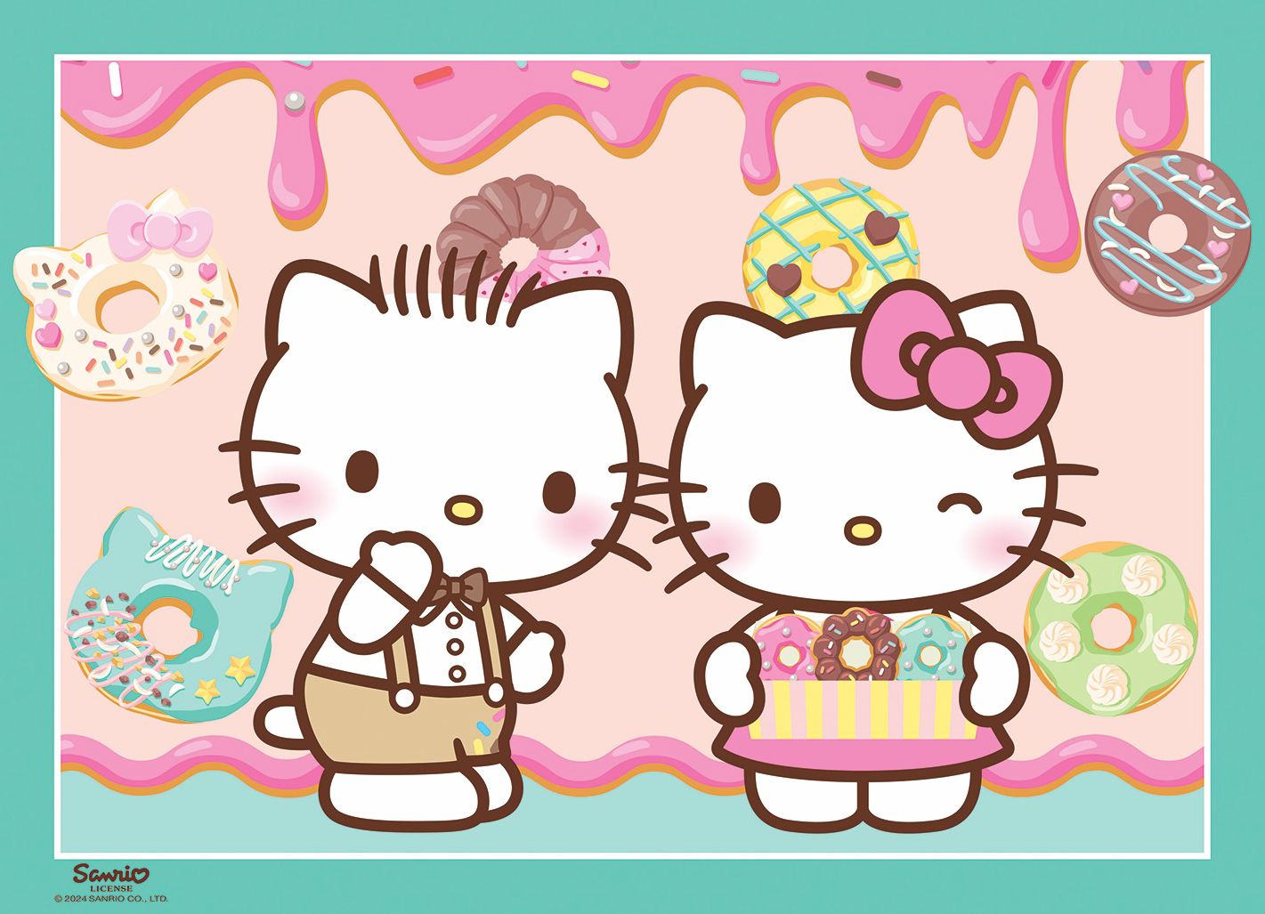 Hello Kitty 4 x 100 Piece Puzzles
