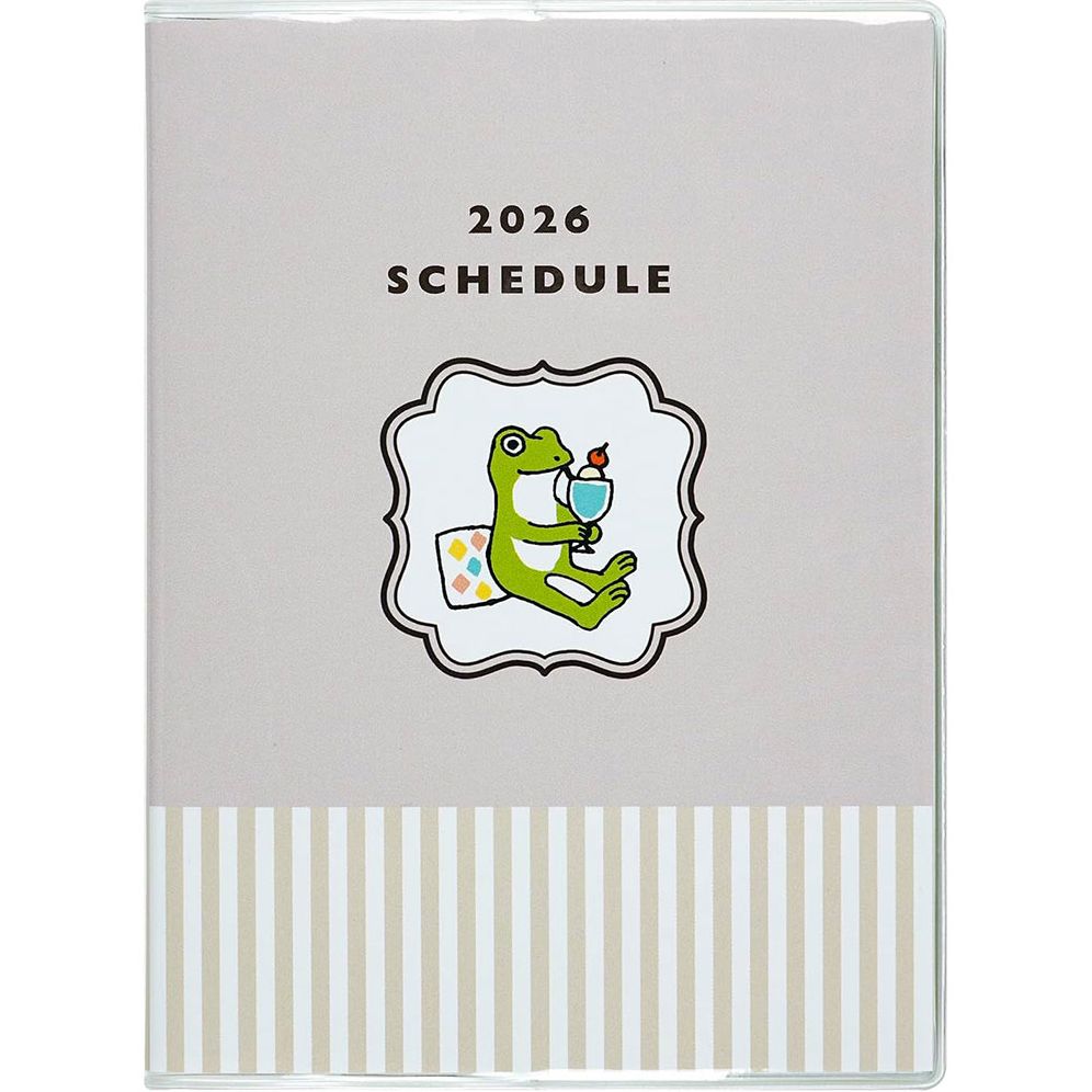 2026 Schedule Diary - FROG TIME A6 Calendar/Memo/Pen Holder