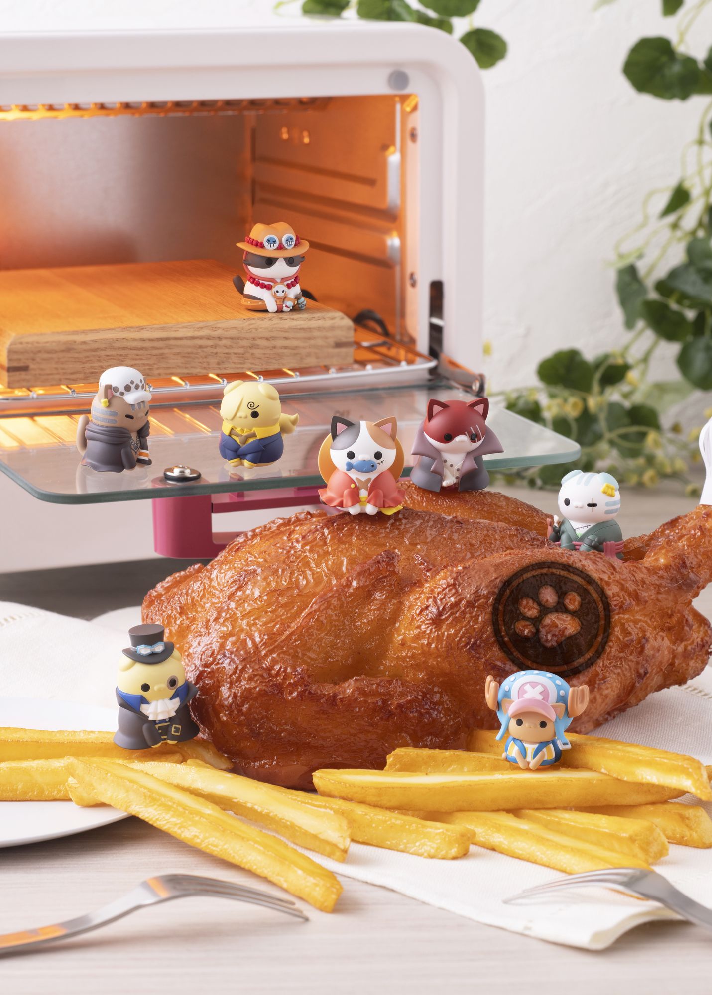 NyaPieceNyan! Vol. 1 - I'm gonna be King of Paw-rates!! "One Piece", Megahouse Mega Cat Project Blind Box