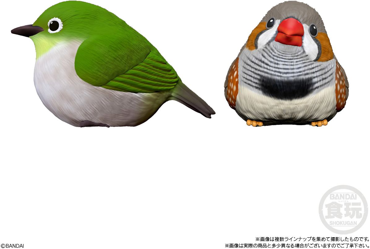 Tenori Friends 4 Birds Bandai Shokugan Tenori Friends