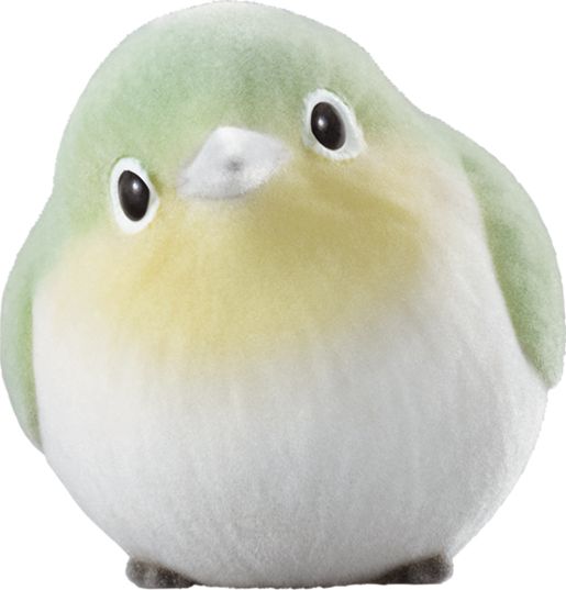 Flocked Tenori Friends 1 - Birds Bandai Shokugan Tenori Friends