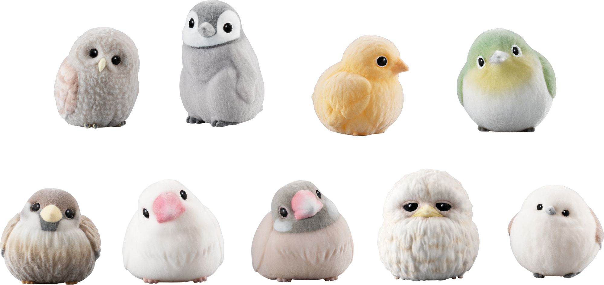 Flocked Tenori Friends 1 - Birds Bandai Shokugan Tenori Friends