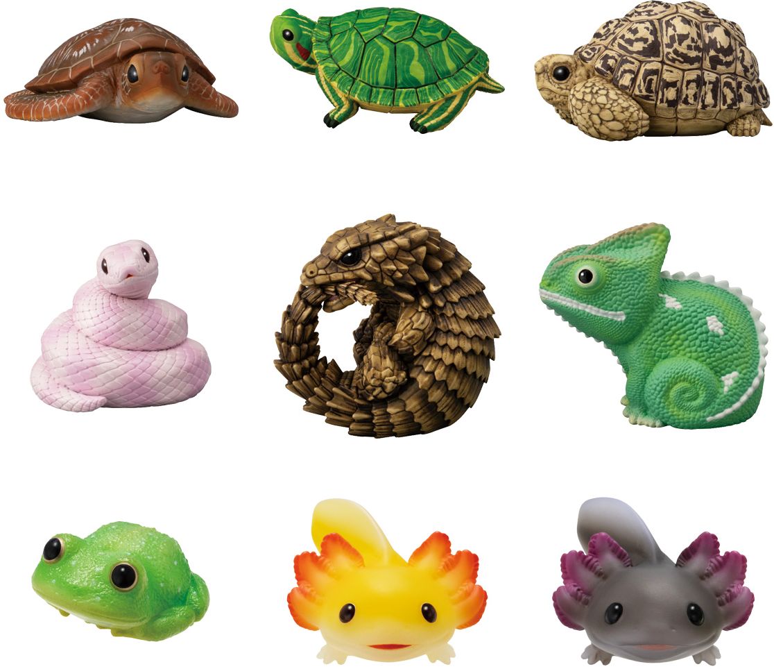 Tenori Friends 11 - Reptiles & Amphibians , Bandai Shokugan Tenori Friends
