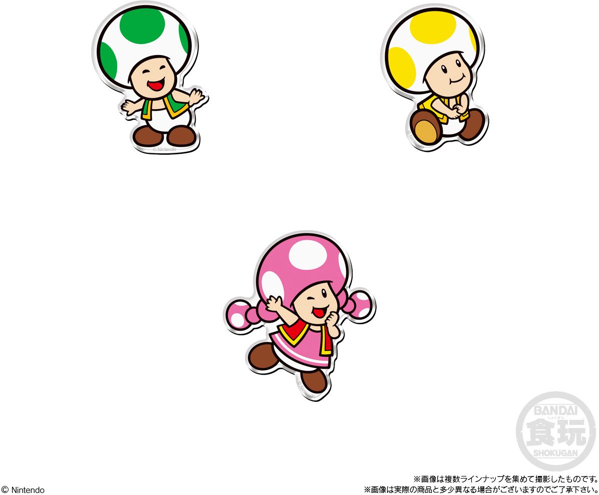 Super Mario Character Magnets 2 "Super Mario", Bandai Shokugan Character Magnets