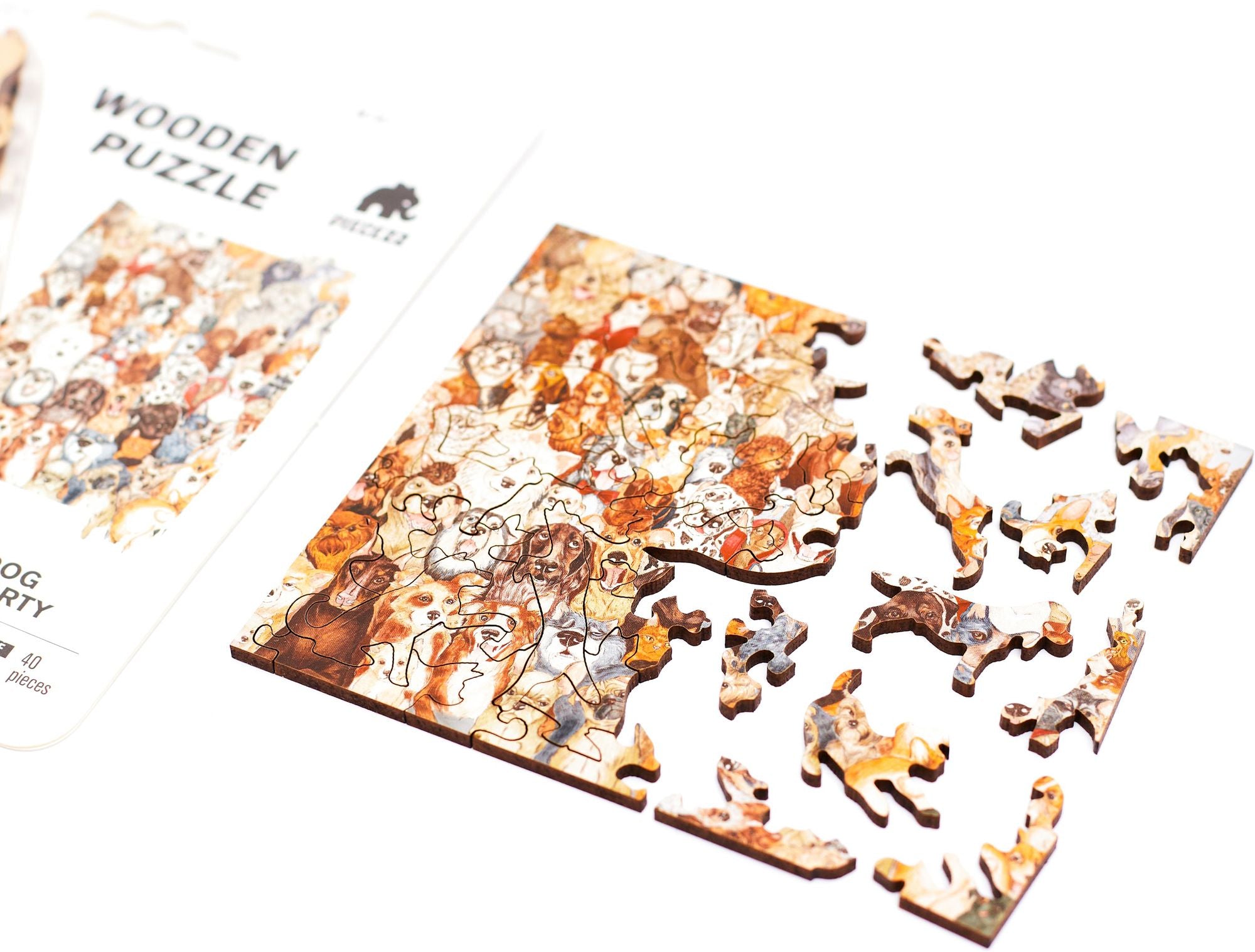 PIECEZZ DOG PARTY 40 PIECE PUZZLE