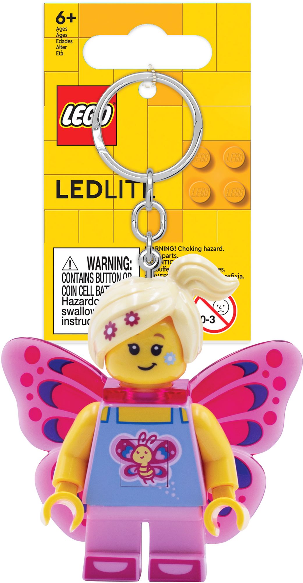 LEGO Minifigures Butterfly Girl Keychain Light