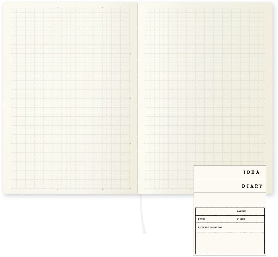 Midori A5 Journal Pages - Gridded