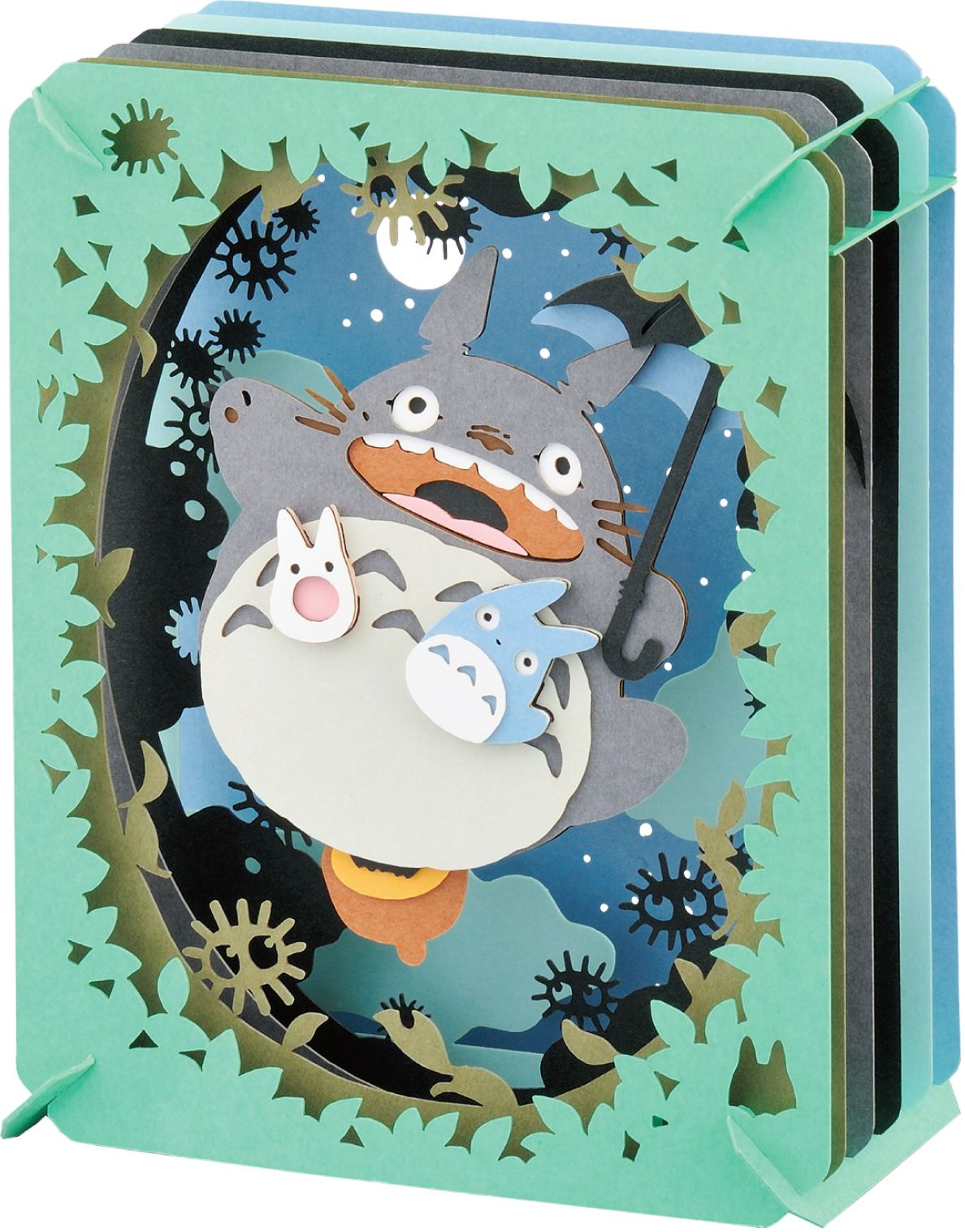 "My Neighbor Totoro" Totoro Illuminated by the Moon Ensky Paper Theater