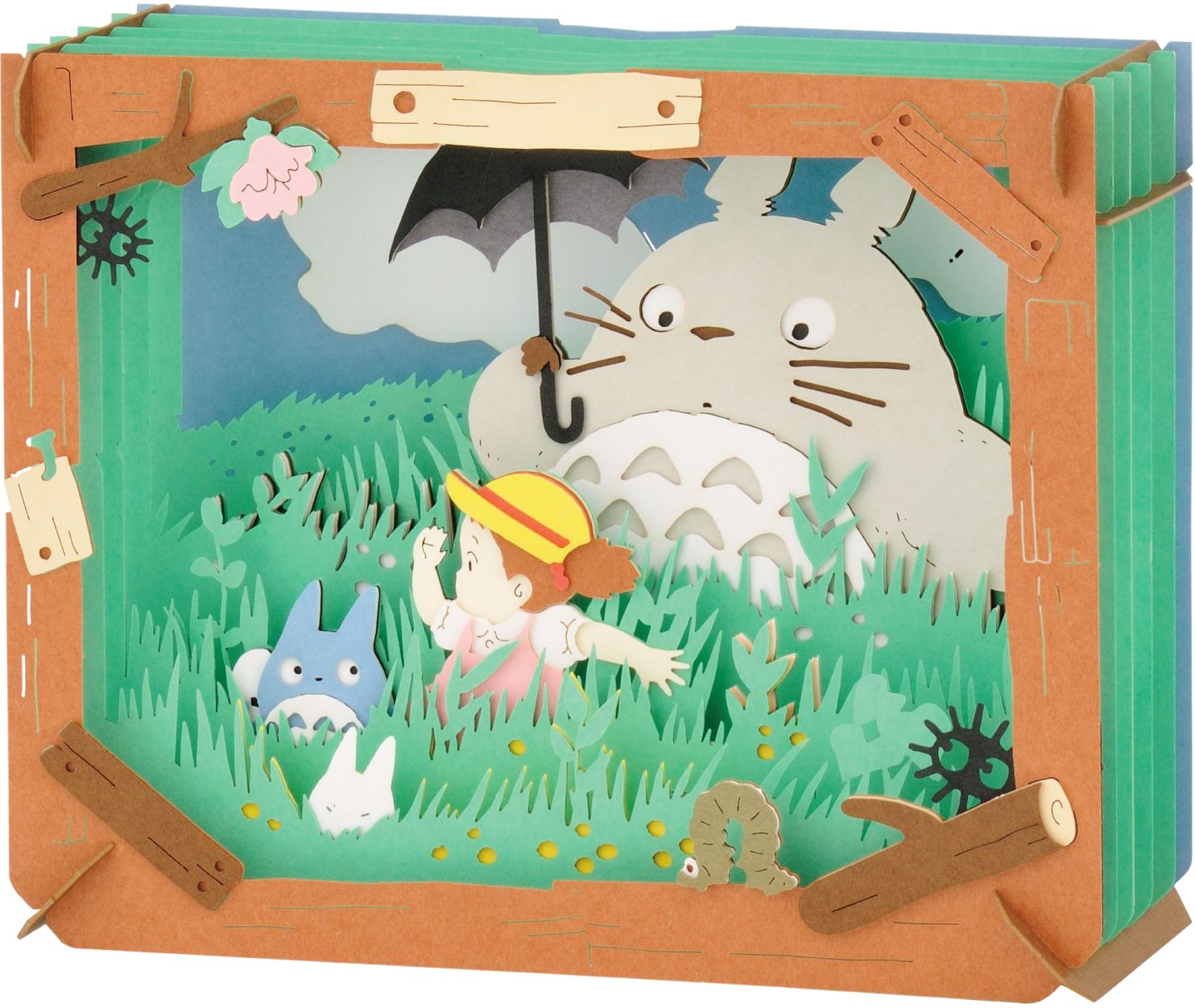 "My Neighbor Totoro" Totoro Strolls Through the Fields Ensky Paper Theater