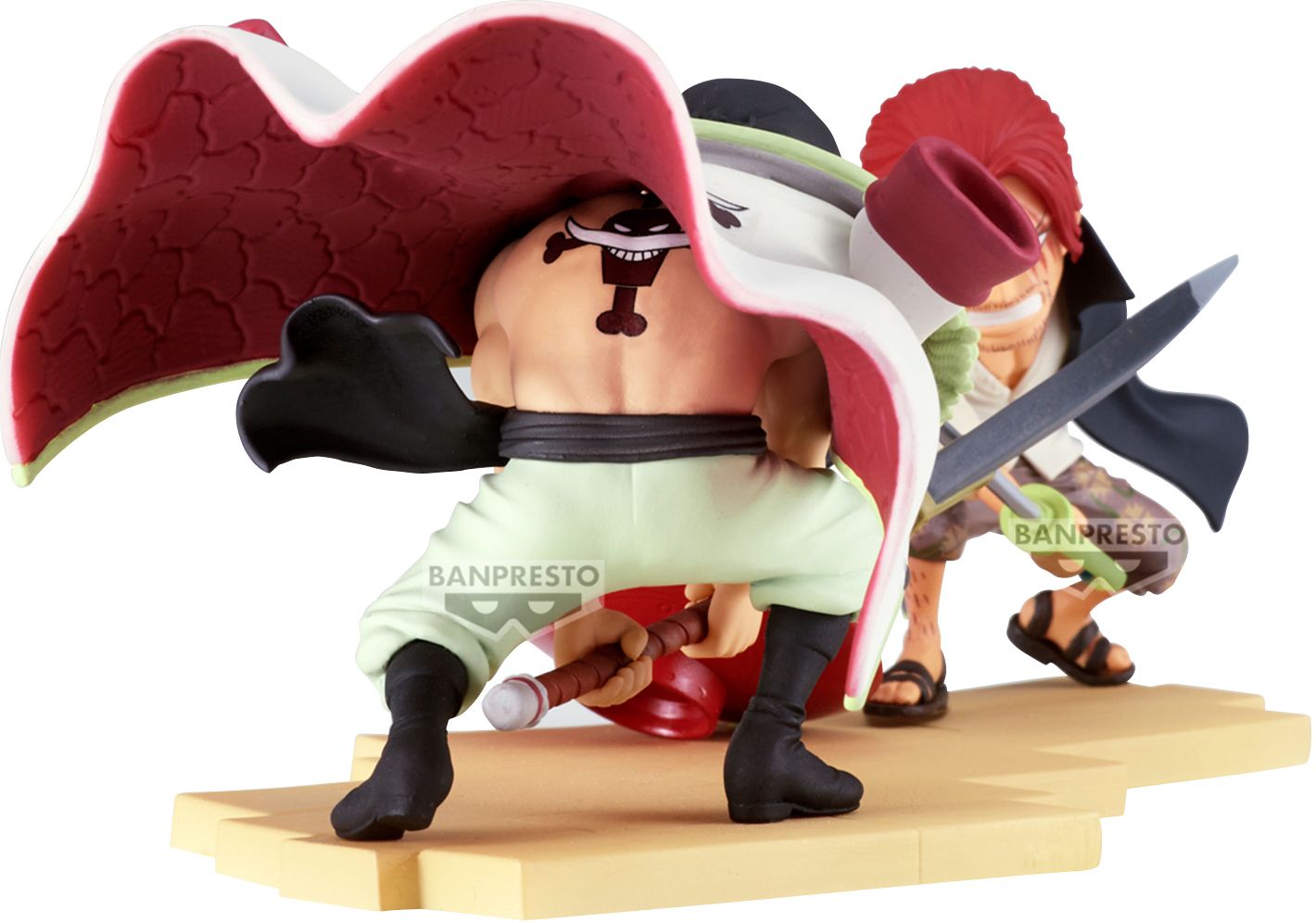 Edward Newgate vs Shanks "One Piece", Banpresto World Collectable Figure Log Stories