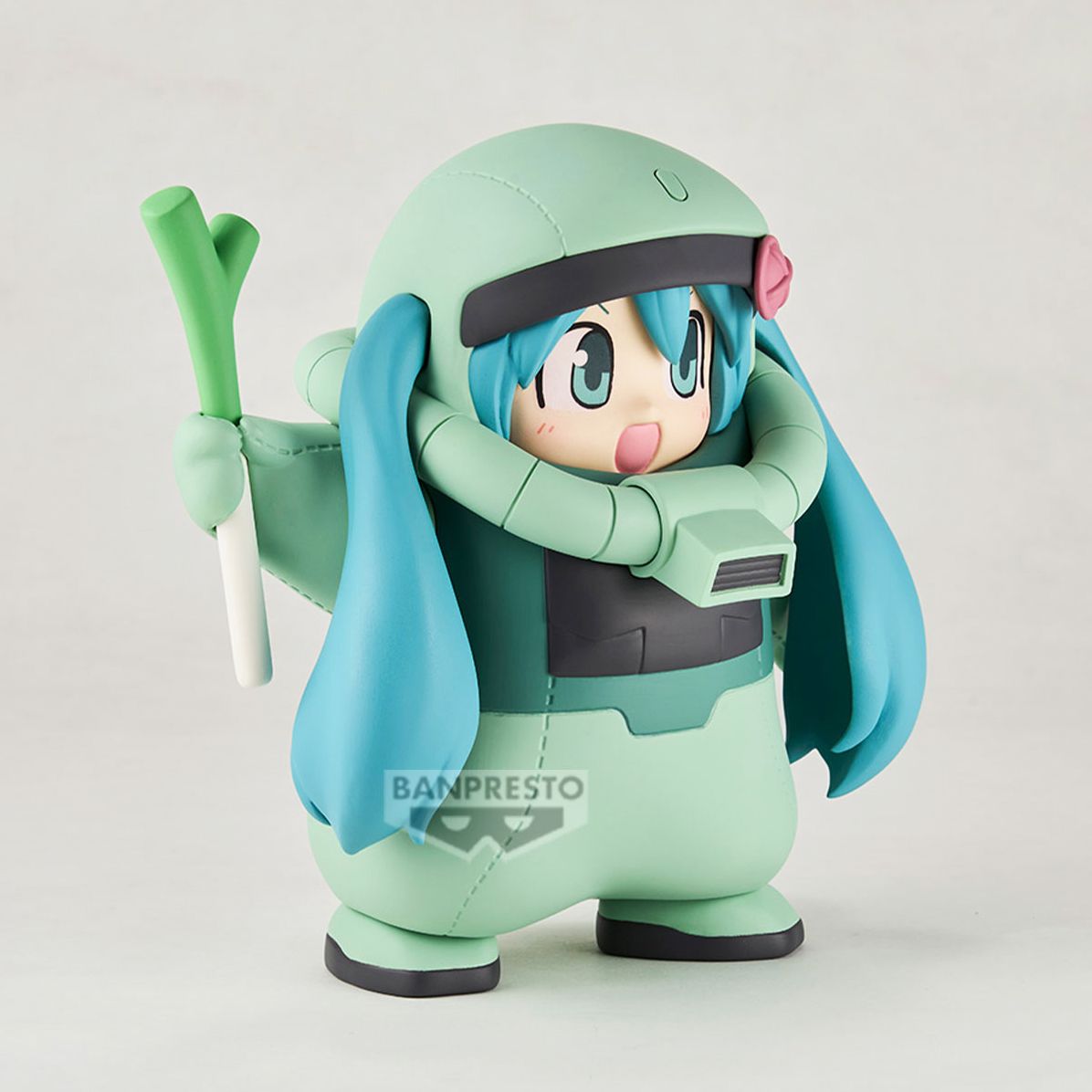 Gundam 45th x Hatsune Miku Zaku Costume Statue
