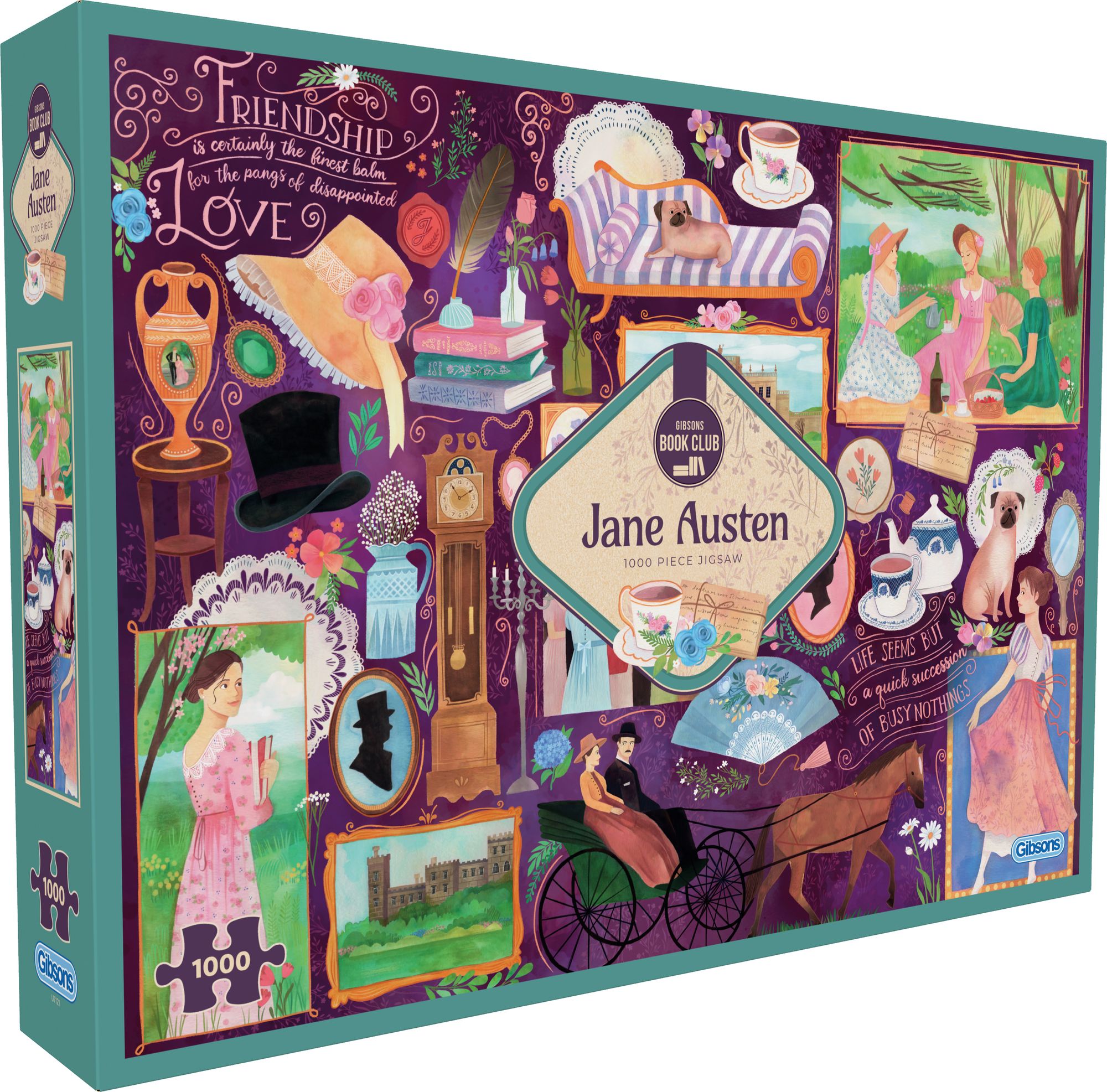 Jane Austen 1000 Piece Jigsaw Puzzle