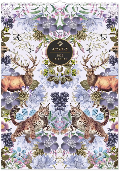 2026 William Morris A3 Trend Calendar