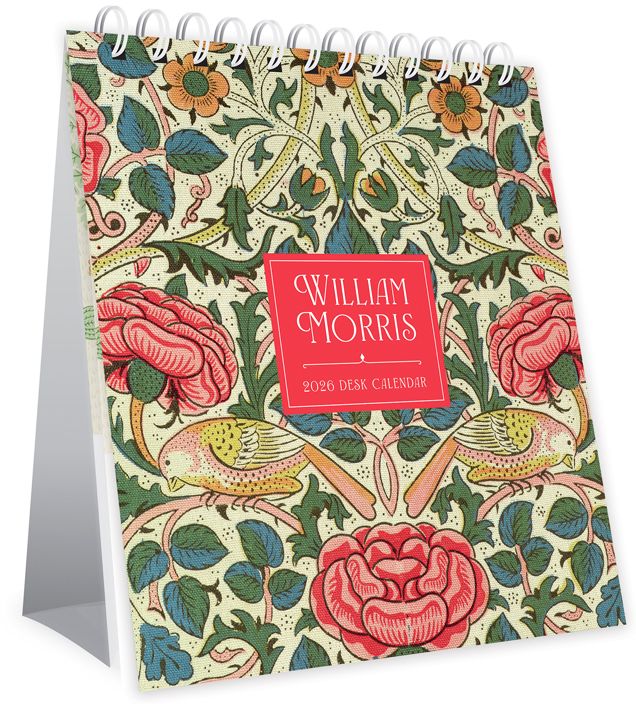 2026 William Morris Desk Calendar