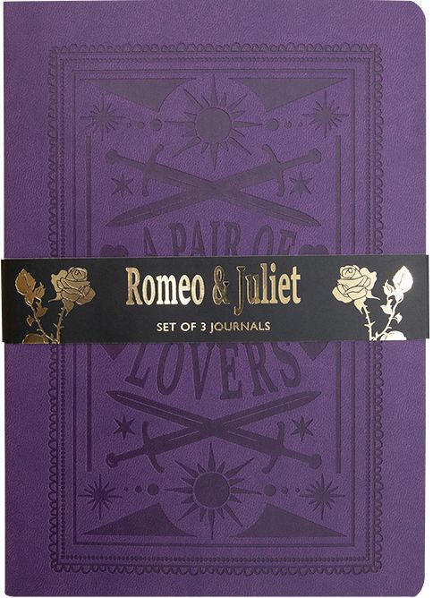 Romeo and Juliet Set of 3 Journals