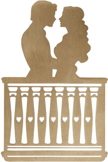 Romeo and Juliet Metal Bookmark