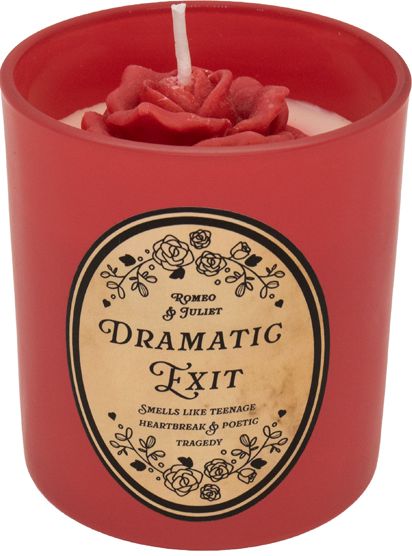 Romeo and Juliet Rose Moulded Candle
